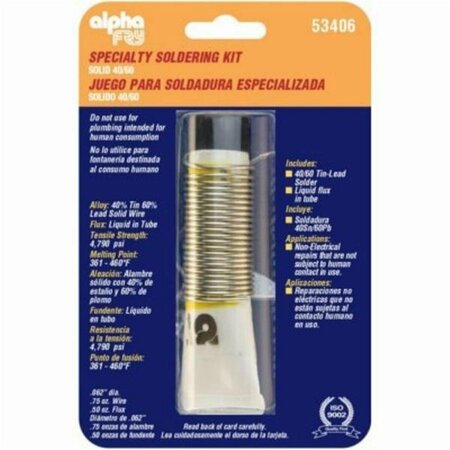 EXTRAS 0.9 oz 0.062 in. Dia. Leaded General-Purpose Solder with Flux EX3864836